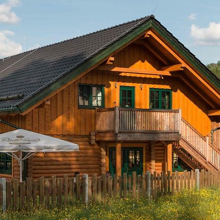 Blockhaus - Ferienwohnung Sunrise Augustusburg Ngoại thất bức ảnh
