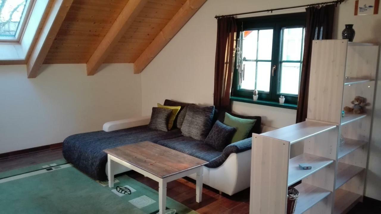 Blockhaus - Ferienwohnung Sunrise Augustusburg Ngoại thất bức ảnh